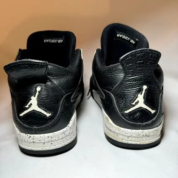 Size 12 - Nike Air Jordan 4 Retro LS Oreo 2015 Men's Shoes - Picture 5 of 8